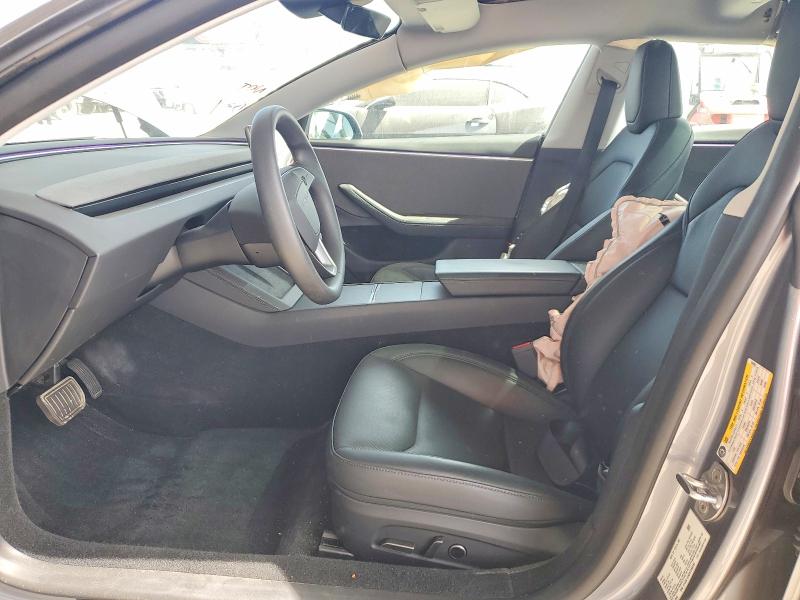 2025 Tesla Model 3 VIN 5YJ3E1EA8SF068993 COPART salvage auction — FRONT END, Ca - Salvage Certificate, sold $12,200 on 2026-07-27 (photo 7)
