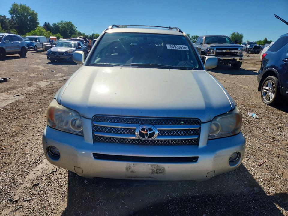2007 Toyota Highlander hybrid VIN JTEEW21A370045981 COPART salvage auction — HAIL, Il - Salvage Certificate, sold $525 on 2026-07-14 (photo 5)