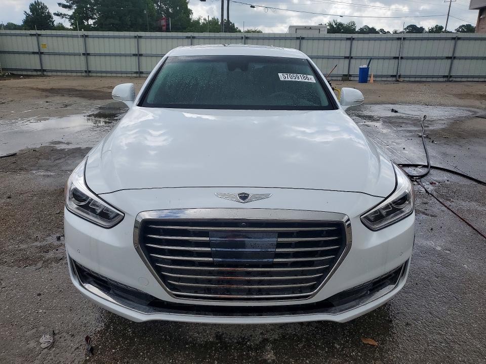 2018 Genesis G90 VIN KMHG34JA9JU040149 COPART salvage auction — SIDE, AL - CERT OF TITLE-SALVAGE TITLE, sold $7,200 on 2026-09-17 (photo 5)