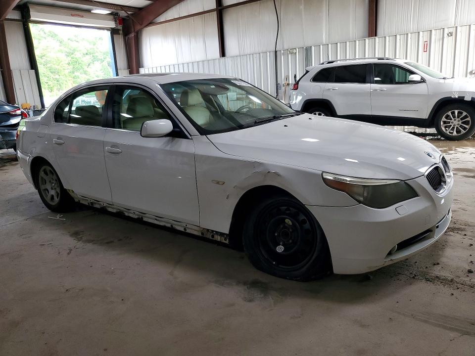 2004 BMW 5er VIN WBANA53574B847371 COPART salvage auction — SIDE, Pa - Certificate Of Salvage, sold $475 on 2026-07-15 (photo 4)