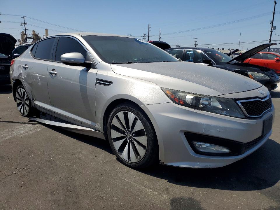 2013 Kia VIN 5XXGR4A64DG095813 COPART salvage auction — SIDE, Ca - Salvage Certificate, sold $1,100 on 2026-07-13 (photo 4)