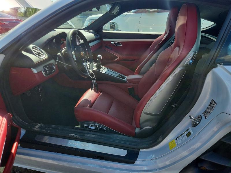 2024 Porsche Cayman VIN WP0AA2A84RK255592 COPART salvage auction — FRONT END, Il - Salvage Certificate, sold $30,000 on 2026-08-17 (photo 7)