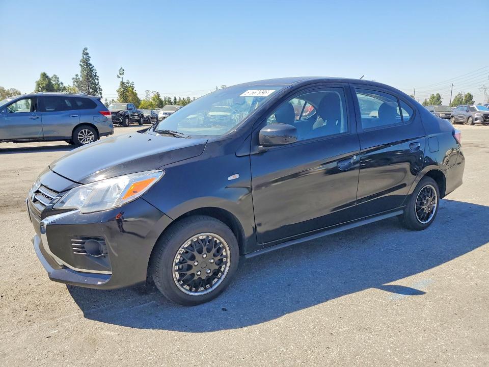 2024 Mitsubishi Mirage VIN ML32FUFJ5RHF16308 COPART salvage auction — REAR END, Ca - Salvage Certificate, sold $3,400 on 2026-07-23 (photo 1)