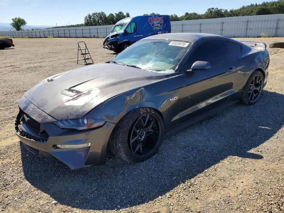 2019 Ford Mustang VIN 1FA6P8CF1K5152613 COPART salvage auction — FRONT END, Ca - Salvage Certificate, sold $10,750 on 2026-07-31 (photo 1)
