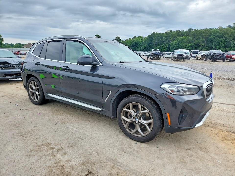 2023 BMW X3 VIN 5UX53DP06P9R23808 COPART salvage auction — REAR END, MS - CERT OF TITLE-SALVAGED (P), sold $14,600 on 2026-07-31 (photo 4)