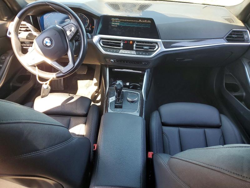 2020 BMW 3er VIN 3MW5R7J00L8B22173 COPART salvage auction — FRONT END, Ca - Salvage Certificate, sold $6,400 on 2026-07-10 (photo 8)