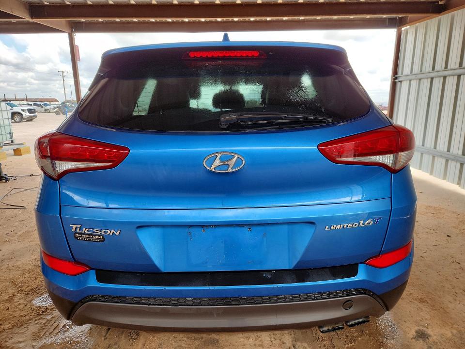 2016 Hyundai Tucson VIN KM8J33A20GU096336 COPART salvage auction — FRONT END, TX - CERTIFICATE OF TITLE, sold $600 on 2026-07-09 (photo 6)