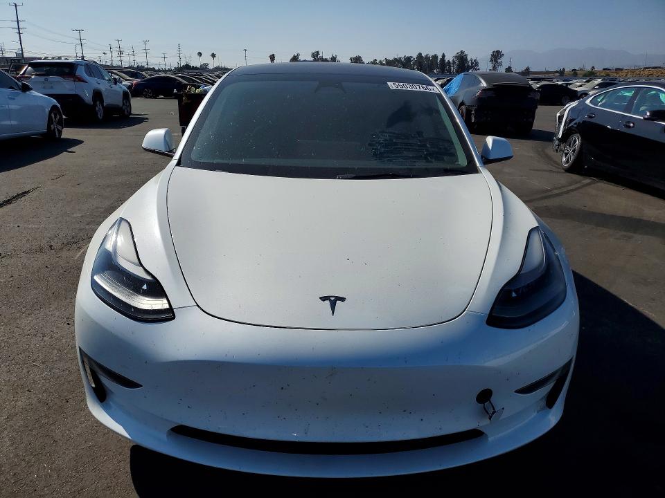 2023 Tesla VIN 5YJ3E1EA2PF598366 COPART salvage auction — REAR END, Ca - Salvage Certificate, sold $6,800 on 2026-07-13 (photo 5)