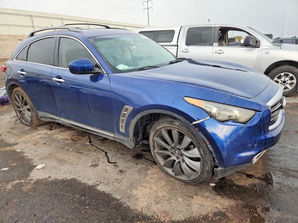 2012 Infiniti Fx VIN JN8AS1MW6CM151607 COPART salvage auction — FRONT END, NM - CERT OF TITLE-SALVAGE (P), sold $200 on 2026-07-27 (photo 4)
