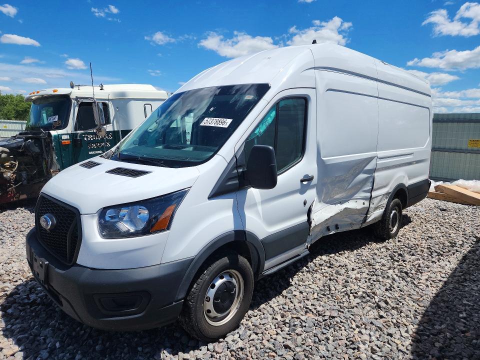 2023 Ford Transit VIN 1FTBR3X84PKB22239 COPART salvage auction — SIDE, Wv - Salvage Certificate, sold $10,100 on 2026-07-29 (photo 1)