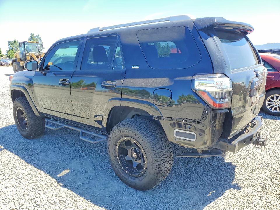 2016 Toyota 4runner VIN JTEBU5JR0G5384023 COPART salvage auction — REAR END, Or - Salvage Title Certificate, sold $6,900 on 2026-07-21 (photo 2)