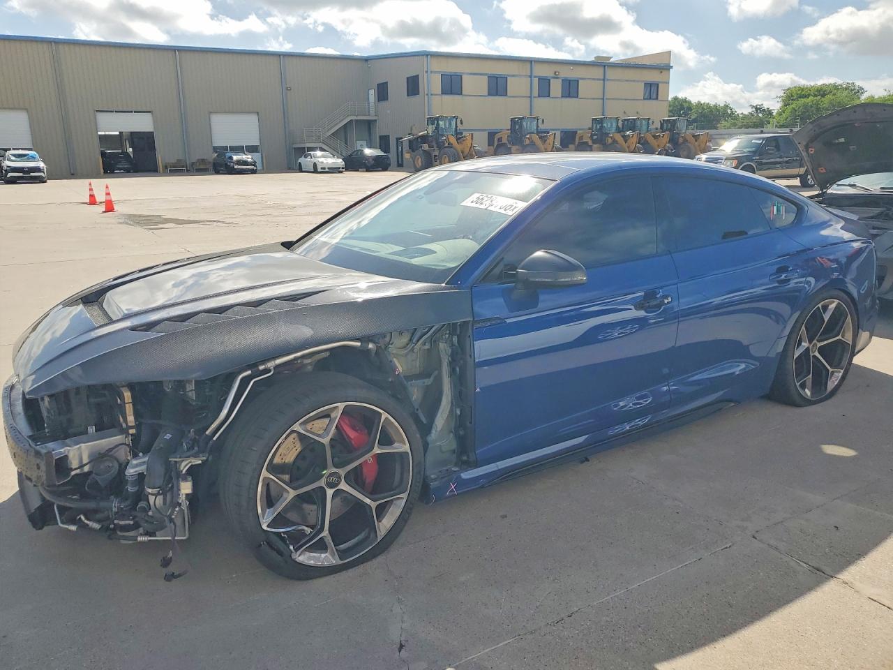 2025 Audi RS5 VIN WUAAWCF51SA901806 COPART salvage auction — Front End, TX - SALVAGE VEHICLE TITLE, sold $40,250 on 2026-08-13 (photo 1)
