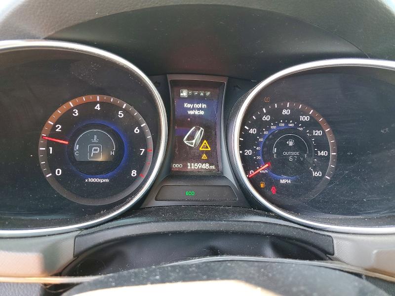 2015 Hyundai Santa fe VIN KM8SR4HF8FU105428 COPART salvage auction — FRONT END, Mi - Certificate Of Title, sold $3,750 on 2026-07-06 (photo 9)