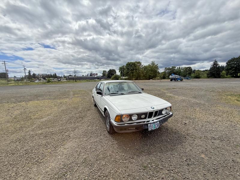 1985 BMW 7 series VIN WBAFJ910608751757 COPART salvage auction — MINOR DENT/SCRATCHES, Or - Certificate Of Title (P), sold $5,800 on 2026-07-13 (photo 1)