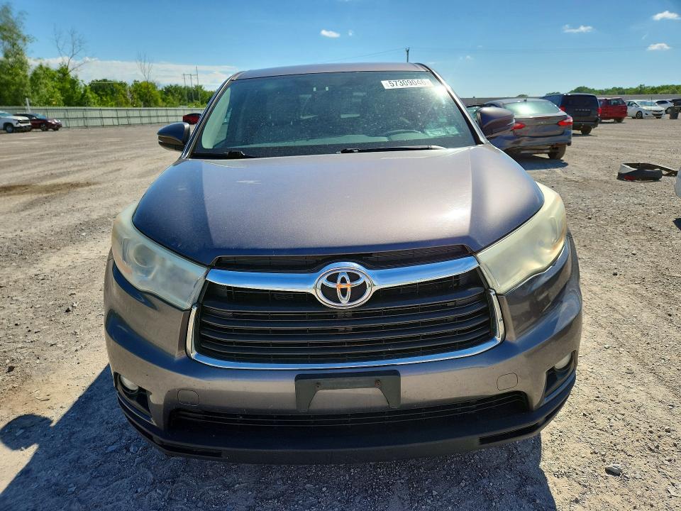 2014 Toyota VIN 5TDBKRFH2ES013485 COPART salvage auction — REAR END, Ny - Mv-907A Salvage Certificate, sold $2,600 on 2026-07-13 (photo 5)