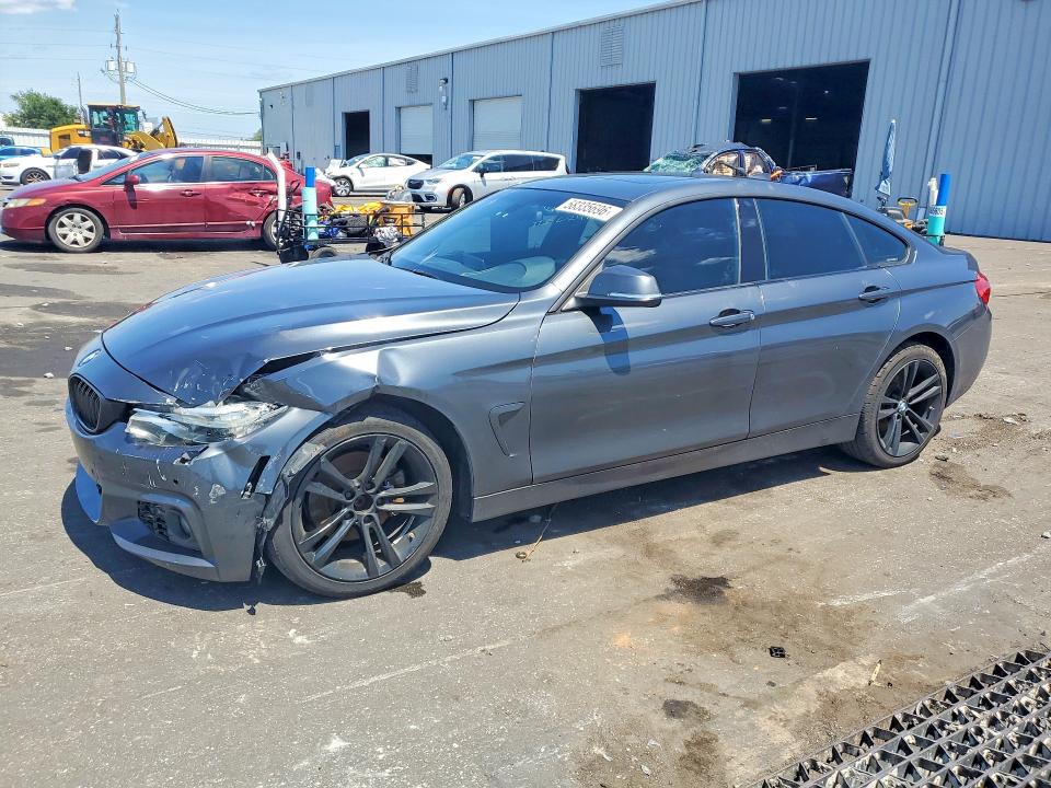 2016 BMW 4er VIN WBA4C9C58GG136167 COPART salvage auction — FRONT END, Fl - Cert Of Title Slvg Rebuildable, sold $675 on 2026-08-17 (photo 1)