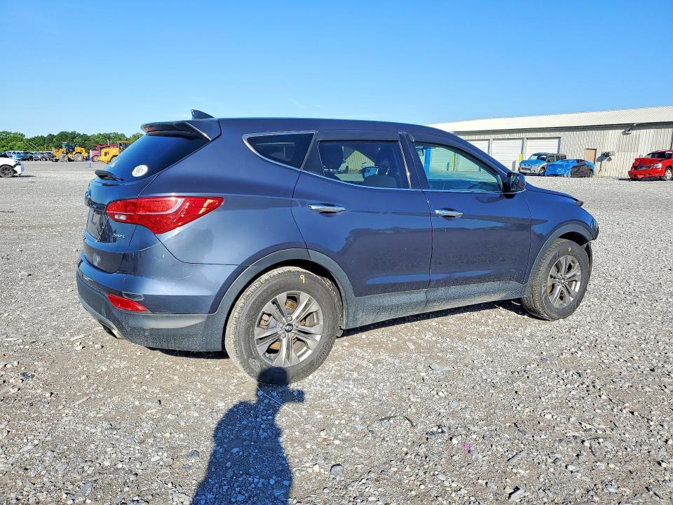 2016 Hyundai Santa fe VIN 5XYZT3LB0GG379101 COPART salvage auction — FRONT END, VA - CERT OF TITLE - SALVAGE, sold $2,450 on 2026-07-09 (photo 3)