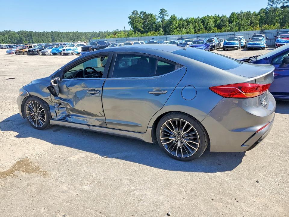 2017 Hyundai Elantra VIN KMHD04LB3HU330219 COPART salvage auction — SIDE, Sc - Cert Of Title-Salvage, sold $3,100 on 2026-07-15 (photo 2)