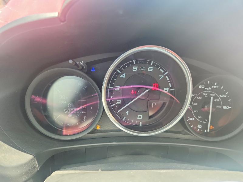2018 Fiat 124 spider VIN JC1NFAEK3J0134441 COPART salvage auction — FRONT END, TX - SALVAGE VEHICLE TITLE (P), sold $175 on 2026-07-30 (photo 9)