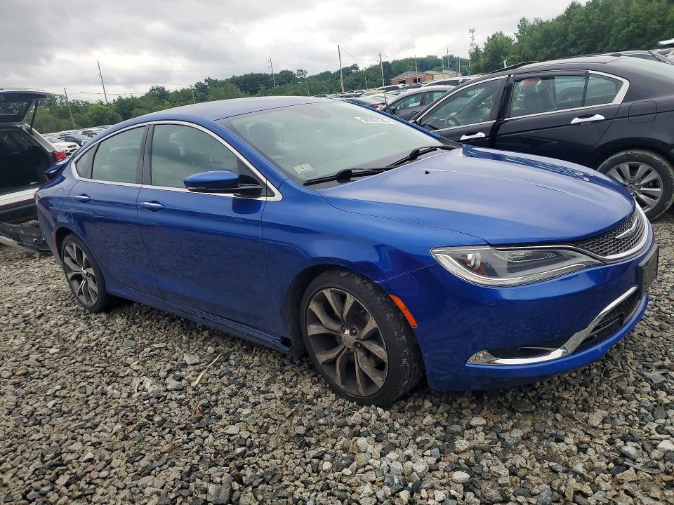 2015 Chrysler 200 VIN 1C3CCCCB2FN507453 COPART salvage auction — REAR END, Ma - Cert Of Title-Reconstrctd Coll, sold $875 on 2026-07-17 (photo 4)