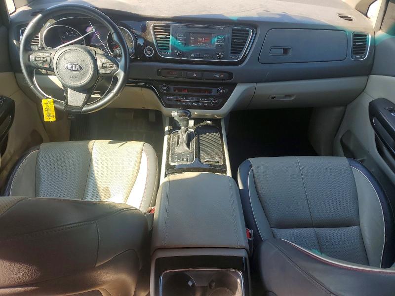 2015 Kia SEDONA VIN KNDMC5C10F6058643 COPART salvage auction — REAR END, Nc - Salvage Certificate Of Title, sold $275 on 2026-07-28 (photo 8)