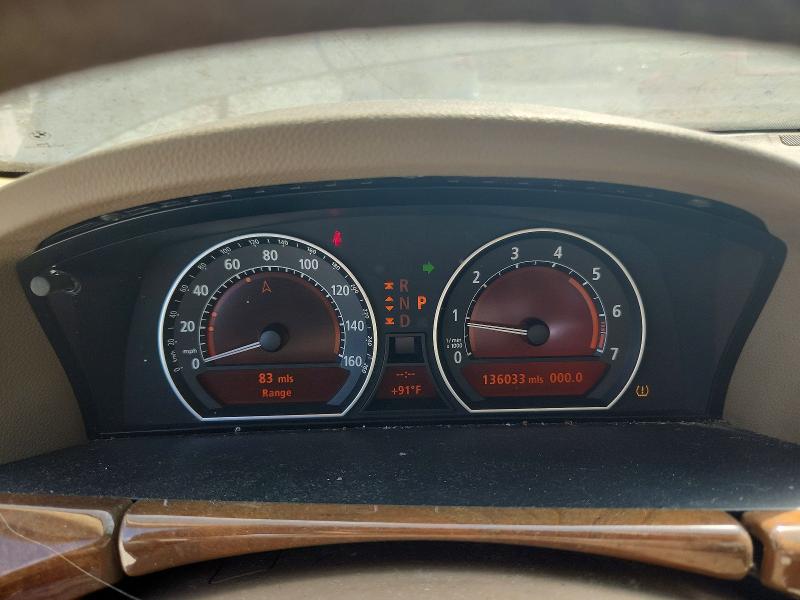 2007 BMW 7 series VIN WBAHN83517DT74546 COPART salvage auction — MINOR DENT/SCRATCHES, GA - CERTIFICATE OF TITLE (P), sold $500 on 2026-07-20 (photo 9)