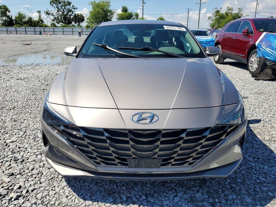 2021 Hyundai Elantra VIN KMHLN4AGXMU089913 COPART salvage auction — SIDE, Fl - Certificate Of Destruction, sold $4,400 on 2026-07-14 (photo 5)