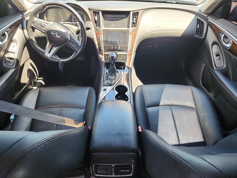 2018 Infiniti Q50 VIN JN1EV7AR6JM433316 COPART salvage auction — SIDE, Il - Salvage Certificate, sold $4,500 on 2026-07-23 (photo 8)