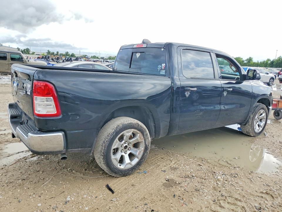 2019 Ram 1500 VIN 1C6RREFG4KN666757 COPART salvage auction — SIDE, Tx - Certificate Of Title, sold $4,450 on 2026-07-02 (photo 3)