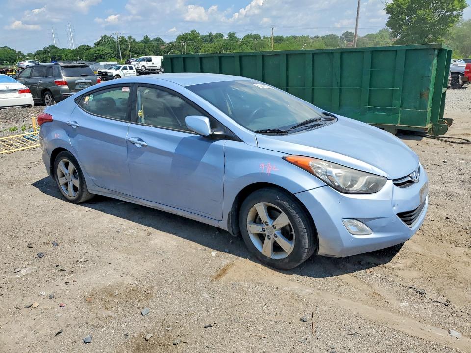 2012 Hyundai Elantra VIN KMHDH4AE5CU436363 COPART salvage auction — REAR END, Md - Cert Of Salvage > 75% Damage, sold $200 on 2026-07-21 (photo 4)