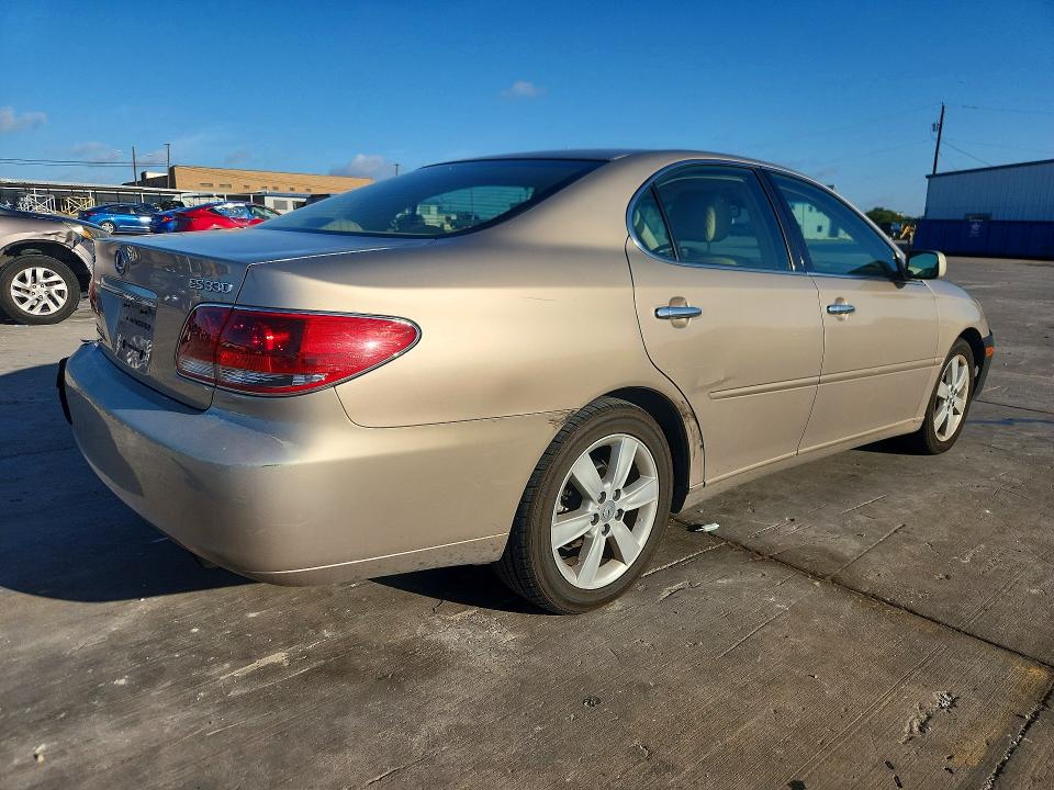 2005 Lexus Es 330 VIN JTHBA30G155092314 COPART salvage auction — REAR END, MO - SALVAGE CERTIFICATE OF TITLE, sold $400 on 2026-07-16 (photo 3)