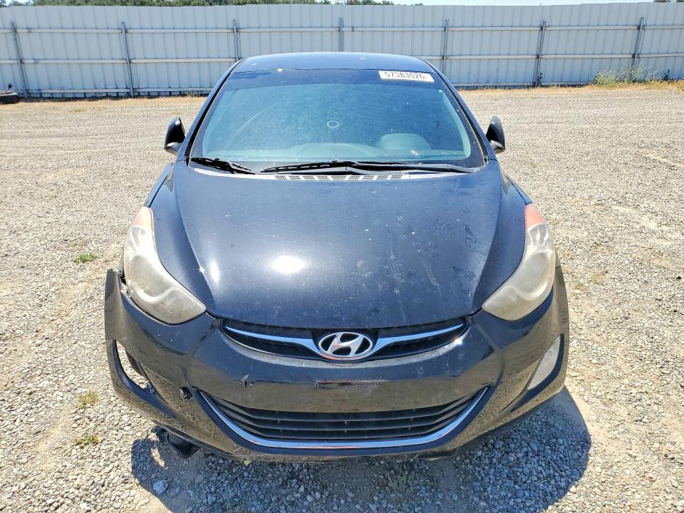 2012 Hyundai VIN KMHDH4AEXCU213610 COPART salvage auction — FRONT END, Ca - Salvage Certificate, sold $1,200 on 2026-07-24 (photo 5)