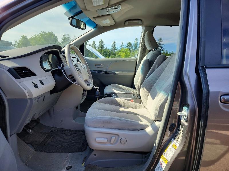 2014 Toyota Sienna VIN 5TDKK3DC4ES409261 COPART salvage auction — FRONT END, On - Permit No Brand - Unfit, sold $2,150 on 2026-07-16 (photo 7)