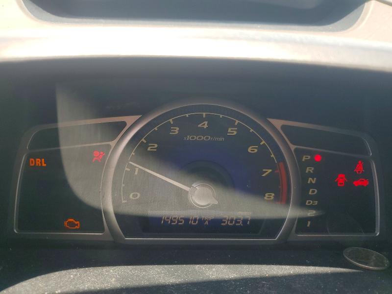 2006 Honda Civic VIN JHMFA16876S004875 COPART salvage auction — FRONT END, In - Cert Of Title-Salvage Title, sold $250 on 2026-07-17 (photo 9)