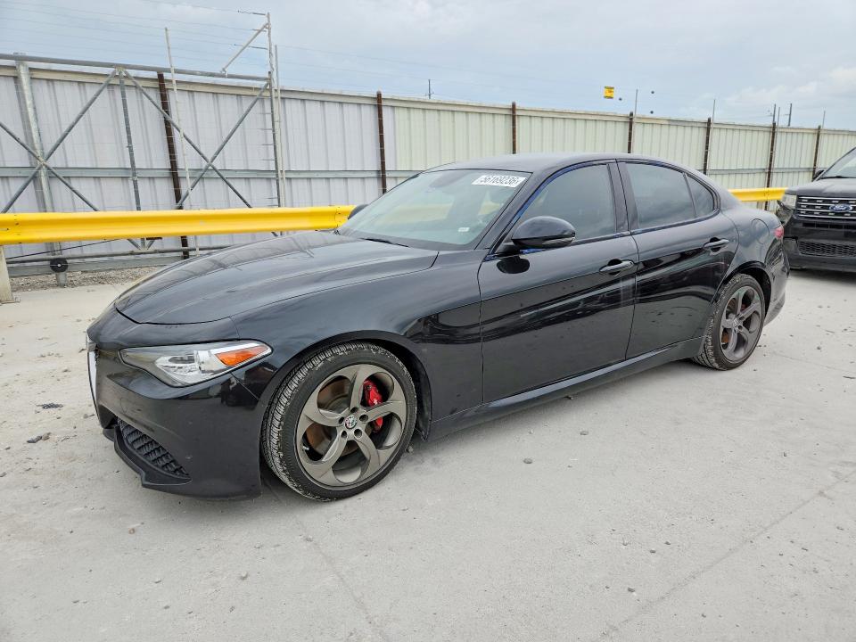 2018 Alfa romeo Giulia VIN ZARFAEBN8J7566189 COPART salvage auction — FRONT END, Tx - Salvage Vehicle Title, sold $2,100 on 2026-07-28 (photo 1)