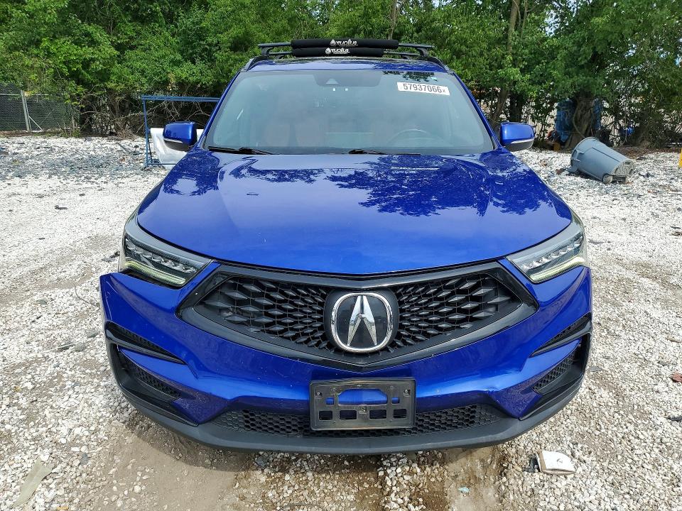 2020 Acura Rdx VIN 5J8TC2H68LL014581 COPART salvage auction — FRONT END, Md - Cert Of Salvage > 75% Damage, sold $9,300 on 2026-07-28 (photo 5)