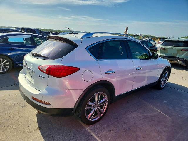 2011 Infiniti Ex VIN JN1AJ0HP3BM801054 COPART salvage auction — WATER/FLOOD, TX - SALVAGE TITLE-FLOOD DAMAGE, sold $1,200 on 2026-07-23 (photo 3)