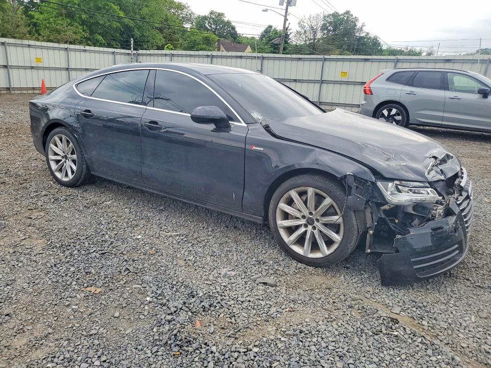 2012 Audi A7 VIN WAUSGAFCXCN016030 COPART salvage auction — FRONT END, Nj - Cert Of Title-Salvage, sold $675 on 2026-07-21 (photo 4)