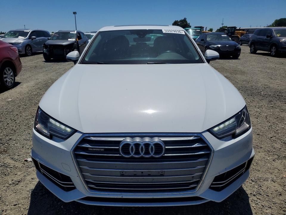 2018 Audi A4 VIN WAUDNAF46JA223042 COPART salvage auction — SIDE, CA - SALVAGE CERTIFICATE, sold $1,050 on 2026-07-21 (photo 5)