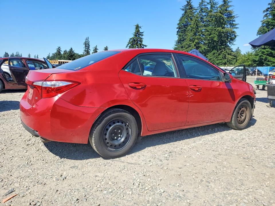 2014 Toyota Corolla VIN 5YFBURHE2EP143420 COPART salvage auction — FRONT END, Wa - Bill Of Sale, sold $1,900 on 2026-07-07 (photo 3)