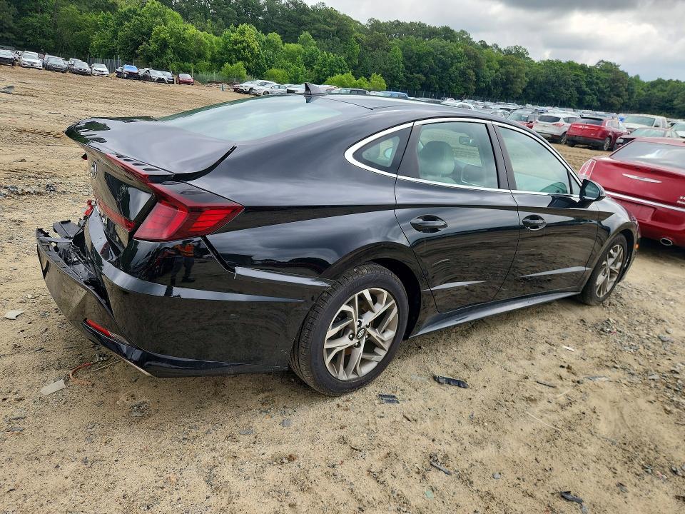 2021 Hyundai VIN KMHL64JA0MA155752 COPART salvage auction — REAR END, Salvage Title, sold $250 on 2026-07-21 (photo 3)