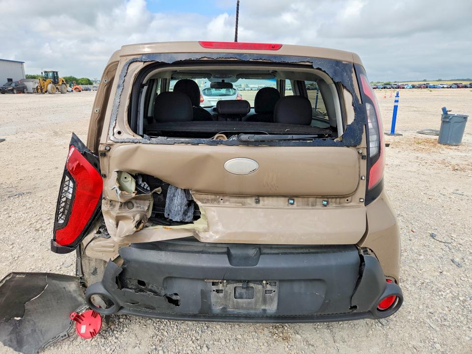 2015 Kia Soul VIN KNDJP3A54F7113185 COPART salvage auction — REAR END, Az - Cert Of Title - Salvage, sold $1,300 on 2026-07-16 (photo 6)