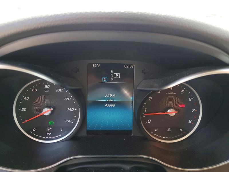 2020 Mercedes-benz Glc VIN W1N0G8DB4LF762070 COPART salvage auction — REAR END, Ca - Salvage Certificate, sold $10,400 on 2026-07-24 (photo 9)