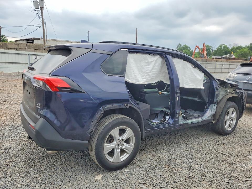 2019 Toyota Rav 4 VIN JTMP1RFV6KD013981 COPART salvage auction — SIDE, Nj - Cert Of Title-Salvage, sold $550 on 2026-07-21 (photo 3)