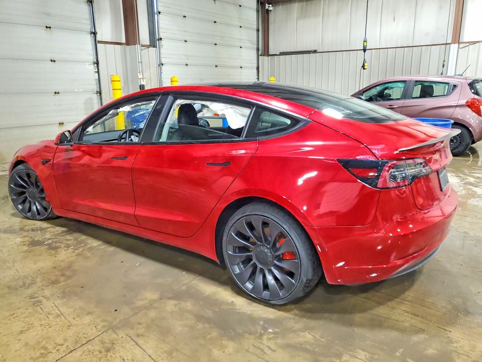 2021 Tesla Model 3 VIN 5YJ3E1EC5MF990982 COPART salvage auction — FRONT END, PA - CERTIFICATE OF SALVAGE, sold $3,150 on 2026-07-28 (photo 2)