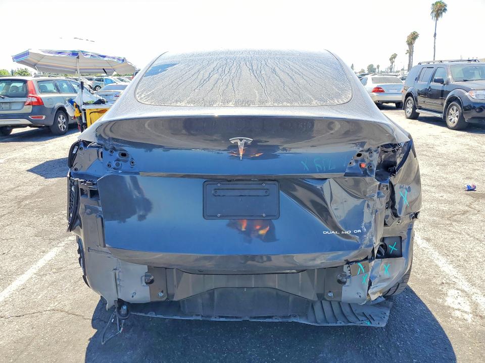 2024 Tesla VIN 7SAYGAEE8RF037534 COPART salvage auction — REAR END, CA - SALVAGE CERTIFICATE, sold $14,100 on 2026-07-24 (photo 6)