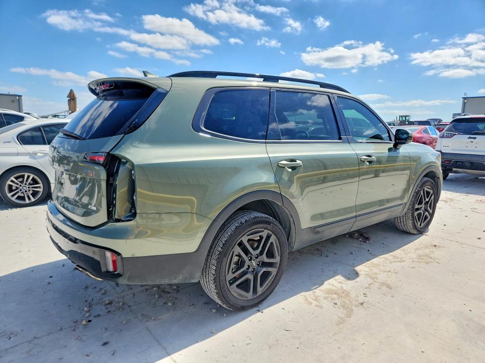 2024 Kia Telluride VIN 5XYP5DGC9RG487553 COPART salvage auction — REAR END, Tx - Salvage Vehicle Title, sold $19,700 on 2026-07-24 (photo 3)