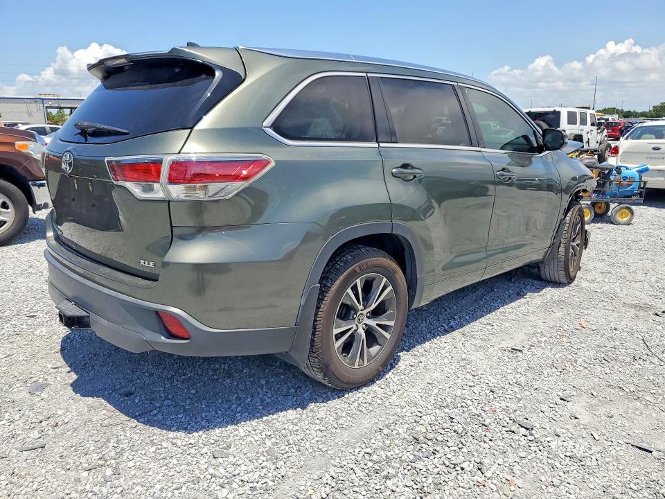 2016 Toyota VIN 5TDKKRFH1GS121504 COPART salvage auction — FRONT END, FL - CERTIFICATE OF DESTRUCTION, sold $4,250 on 2026-07-06 (photo 3)