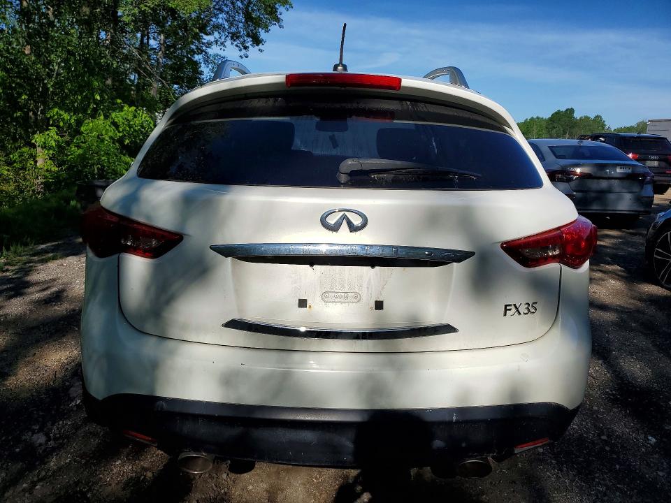 2010 Infiniti Fx35 VIN JN8AS1MW8AM850783 COPART salvage auction — FRONT END, On - Permit No Brand - Unfit, sold $400 on 2026-07-02 (photo 6)