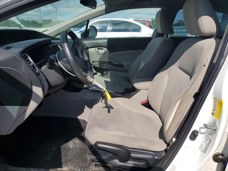 2013 Honda Civic VIN 2HGFB2F45DH108787 COPART salvage auction — FRONT END, On - Permit No Brand - Unfit, sold $2,600 on 2026-07-02 (photo 7)